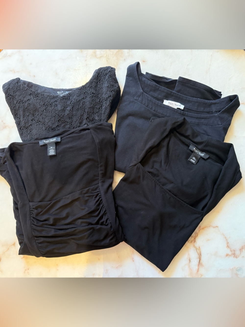 Bundle of 4 White House Black Market Black Women’s Tops